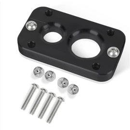 01232023 for Holley Terminator X Max Black Billet Aluminum Firewall Pass Through, Eliminates Grommets in Firewall-Bulkhead Wiring Harness