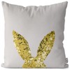 VOID Golden Rabbit Cushion Cover 40 x 40 cm Polyester
