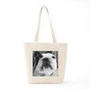 CafePress French Bulldog Tote Bag Reusable Natural Beige Canvas Shopping