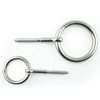 Eisenwaren2000 8 mm Wood Screw with Ring (Pack of 2)