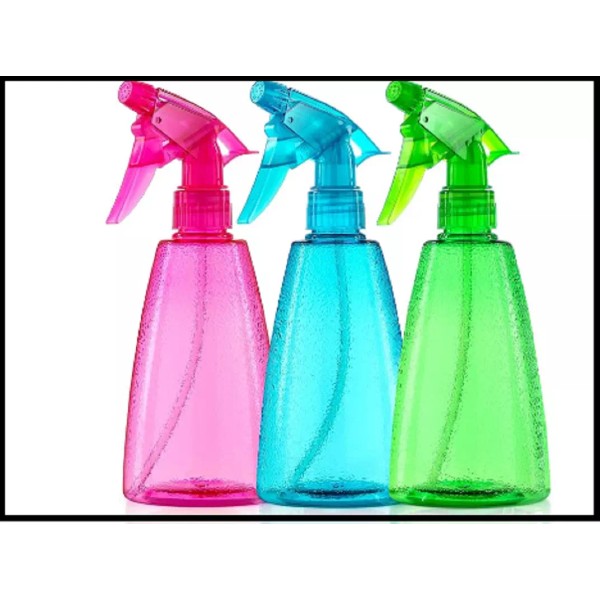 Bealee Spray Bottles 3-Pack, 16 Oz, Mist & Stream, Plastic