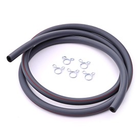 Daytona 96460 Motorcycle Fuel Hose, Inner Diameter 0.1 x Outer Diameter 3.1 inches (4 x 8 mm), Total Length 3.3 ft (1 m), Oil Resistant, Weather Resistant, Double Layered Construction, Gasoline Hose