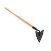 BonTool Bon 34-425 Warren Hoe, Triangular Head 45-inch Wood Handle