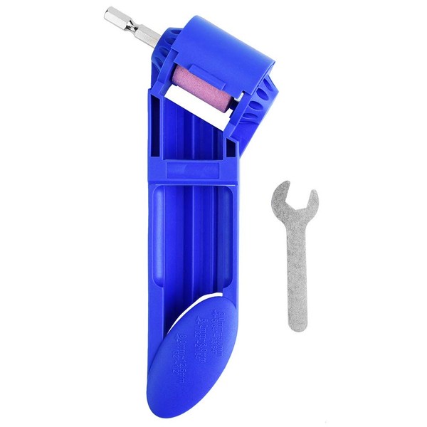 Nikou Drill Sharpener, Portable Corundum Grinding Wheel Drill Sharpening Tool