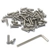 iexcell 50 Pcs M6 x 20mm Thread Pitch 1 mm