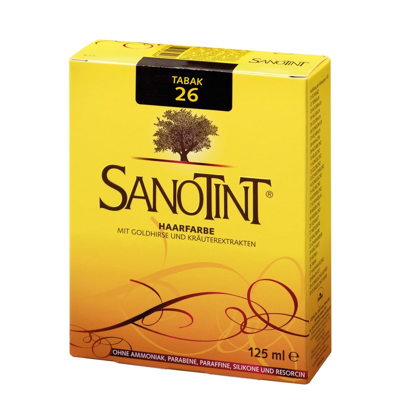 Sanotint 4% PPD, no ammonia, Caramel hair dye 26(New Packaging)