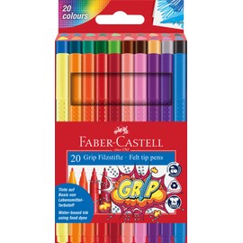 Faber-Castell 155310 - Felt Tip Pens Grip Colour Marker