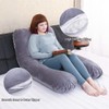MOON PINE Pregnancy Pillow, U Shaped Full Body Pillow for