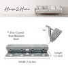 House2Home Metal End Clips for Rubber Webbing, Upholstery Repair for