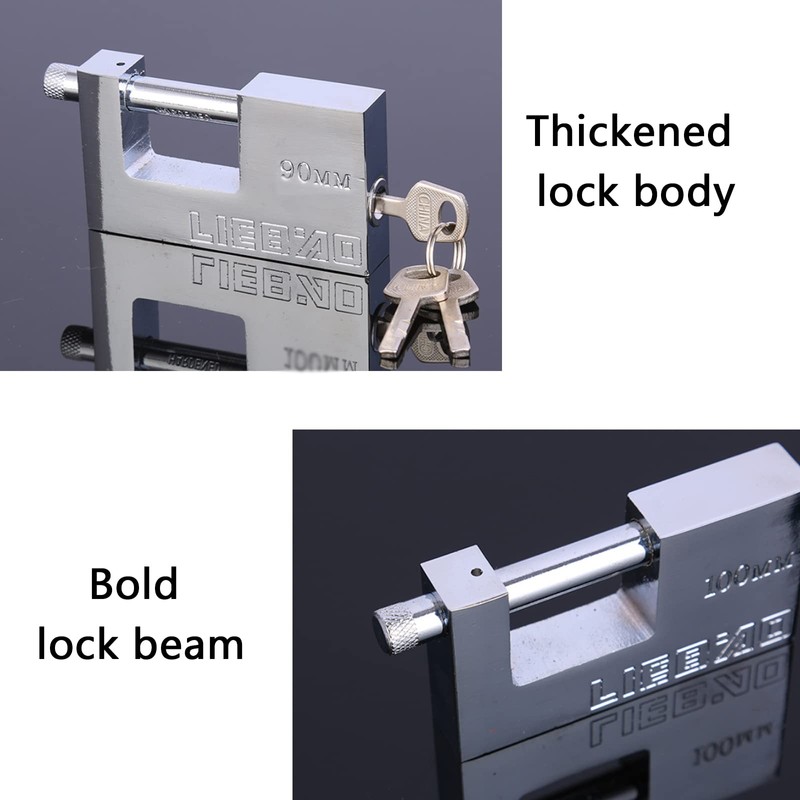 Heavy Duty Heavy Duty Rectangular Container Garage Shed Padlock with