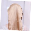 Baluue 3Pcs Satin Bonnet with Wide Elastic Band for Women
