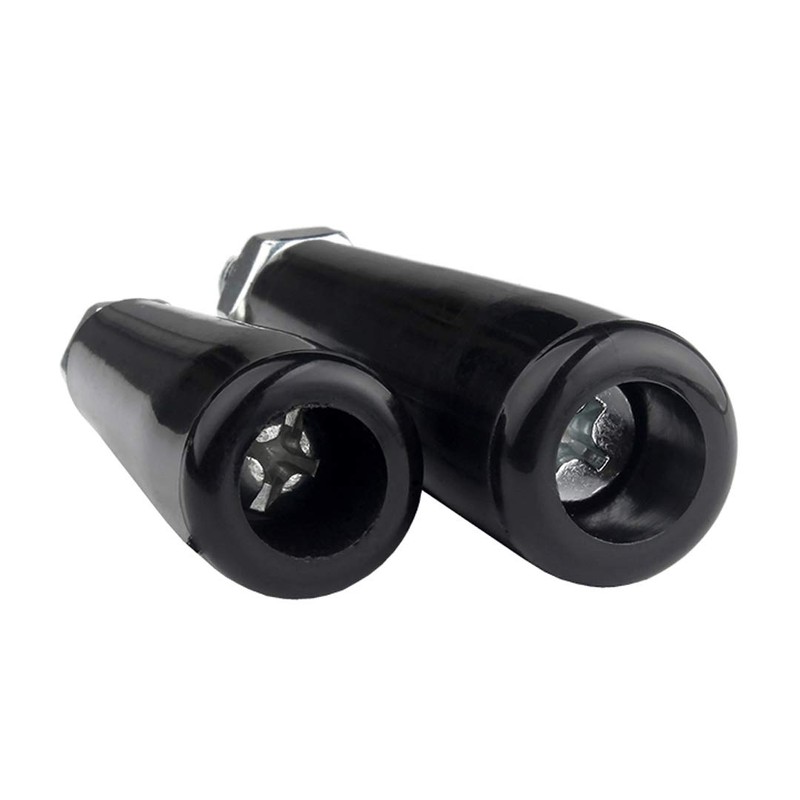 BOZONLI Clamping Handles Screw Knobs Handgrips, M8 Threaded Bakelite Carbon