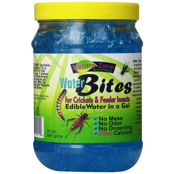 Nature Zone SNZ54212 Water Bites Food with Calcium for Crickets,