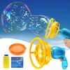 Sloosh Whale Bubble Gun with Refill Solution, Bubble Gun Machine