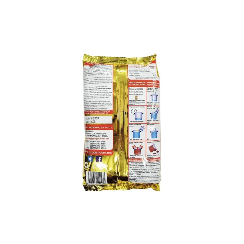 Grenetina Progel Diamante Dorada 300 Blooms 1k