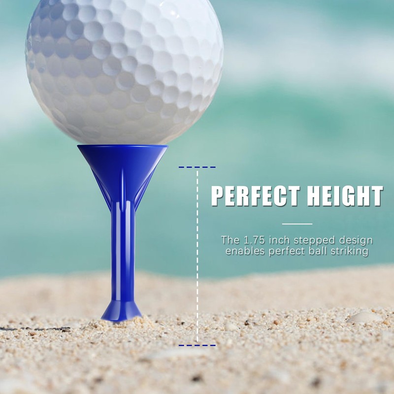 CHAMPKEY 3-1/4" Premium Golf Tees - Excellent Durability and Stability