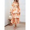BTFBM Women's Fall Boho Floral Maxi Dresses 2025 Casual Long