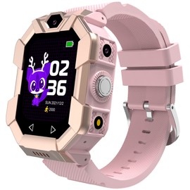 Smartwatch for Children, Phone Watch, Children's Pedometer, 25 Games, Camera, Video Alarm Clock, Music Memory, Torch, SOS Children's Watch, Calling for Boys and Girls