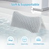 Conbella Upgraded Bath Pillows for Tub, Slip Resistant Waterproof Bath