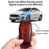 Kirsnda for Ford Key fob Cover,Texture case,with Keychain,Key Shell/Skin,5-Buttons fit