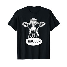 BRUH cow Funny cow Lover BRUUUH Meme Saying Slang T-Shirt