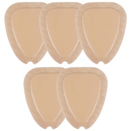 Carbou Wound Dressing Sacrum Silicone Foam Dressing with Adhesive Border, 6''x7'' Waterproof Sacral Pad for Sacrum,Butt Bed Sore,Pressure Ulcer,High Absorbent Wound Care Bandages,5 Pack