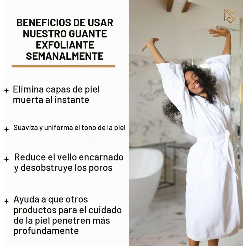 Guante Exfoliante Kessa – Spa Marroquí en Casa Kit 3