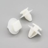 VVO Fasteners- White Plastic Windscreen Cowl/Scuttle Panel Clips for Fiat