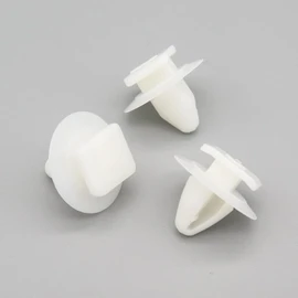 VVO Fasteners- White Plastic Windscreen Cowl/Scuttle Panel Clips for Fiat Punto, (Pack of 10)