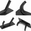 13LB Strong Stick-on Hooks for Coat & Towel, Black 4