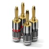 conecto CC50640 Banana Plugs High-End Professional (100% Copper) for all