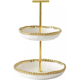 Pampa Bay Mini 2 Tier Stand, Golden Salerno, Kitchen, Gift