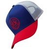 Bexxwell Trucker Cap Blue/White/Red with Logo Patch (Optimal Fit, Cap,