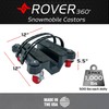 Caliber Rover 360 Snowmobile Dolly, Heavy-Duty Casters Hold 1,000 LBS,