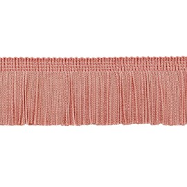 DÉCOPRO Chainette Fringe Trim 2 inch, Style# CF02, Color# 07 - Rose Pink [27 Yards]