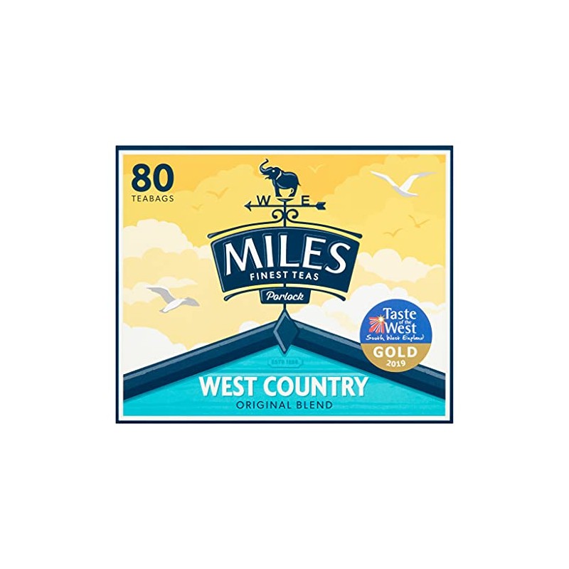 Miles Tea & Coffee 80 West Country Original Tea Bags