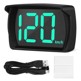 Gatuida Car HUD Headup Display, with LED Large Font Display, Can be Mounted On The Windshield, Car Speedometer Automotive Speed Head Display