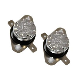 CompStudio 2 Pcs Temperature Controlled Switch Thermostat KSD301 115 Celsius Normal Close N.C 10A 250V