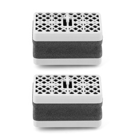 LUBIYACK 2PCS Toilet Deodorizer Filter, Carbon Deodorizing Filters Replacement for Toto Washlet THU9476, S300, S350E,C100, C200, S500E