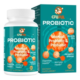Cfuful Probióticos 300 Mil Millones Cfu 60 Cápsulas