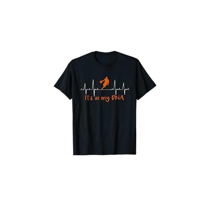 Basketball Pallacanestro Grafico del Basket It's in My Dna Maglietta