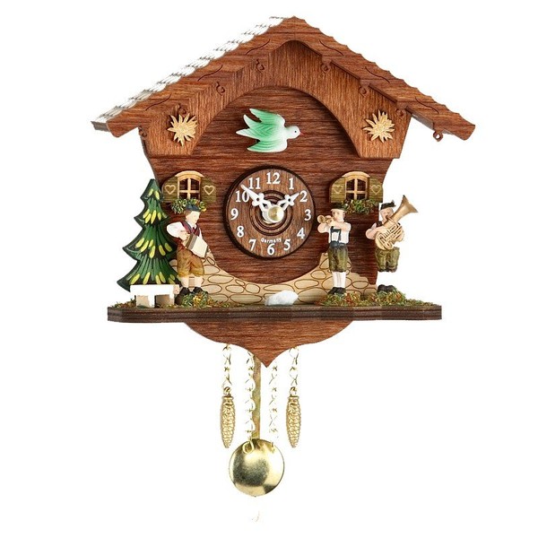 Trenkle Kuckulino Black Forest Clock with Quartz Movement and Cuckoo Chime TU 2045 PQ