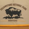 Yellowstone National Park 5-Panel Brown and Tan Unstructured Hat