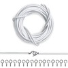 Lizzy 3 Metre Net Curtain Wire with nickel-plated steel sixteen
