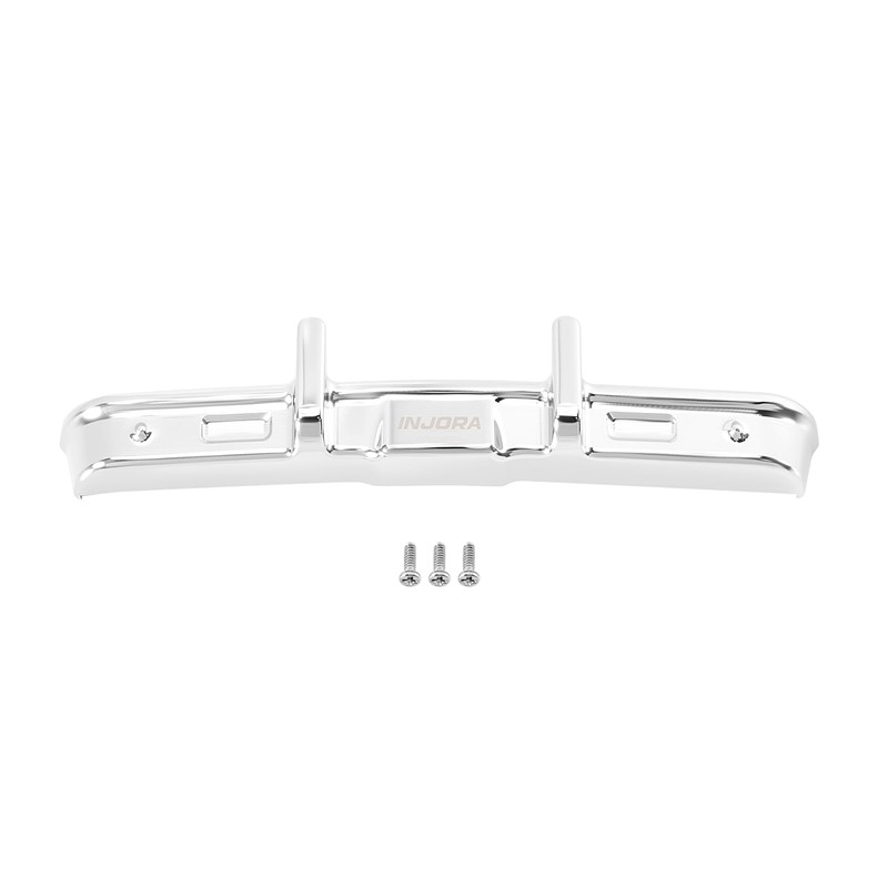 Aluminum Front Rear Bumper for 1/30 Axial SCX30 K10 (Chrome)