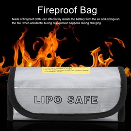 Airshi Durable Firm Fireproof Battery Bag, Fireproof Bag, for Hydrogen Battery Lithium Battery