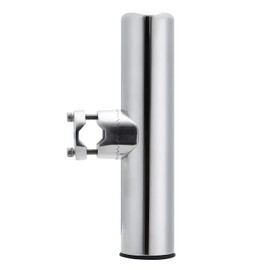 Manifish Stainless Steel Clamp on 360 Degree Adjustable Marine Boat Fishing Rod Holder Pole Holder for Rails 3/4" to 1"