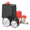 Luftkompressor-Druckschalter-Steuerventilregler mit Manometern für schnellen Druckabbau 0,05-1,2 MPa 3000 l/min