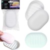Citystores® CA Soap Holder Box White Plastic Soap Dish For