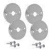 PROCURU 4-Pack 3/4-Inch CTS (7/8" OD) E3757 Hinged Split Escutcheons,